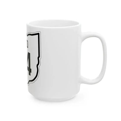 OH-24 1927 (Ohio) (Road Sign) White Coffee Mug - Go Mug Yourself