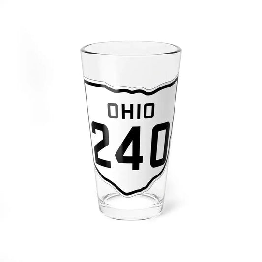 OH-240 1927 (Ohio) (Road Sign) Pint Glass 16oz 16oz - Go Mug Yourself