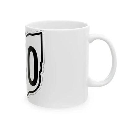 OH-240 1960 (Ohio) (Road Sign) White Coffee Mug - Go Mug Yourself