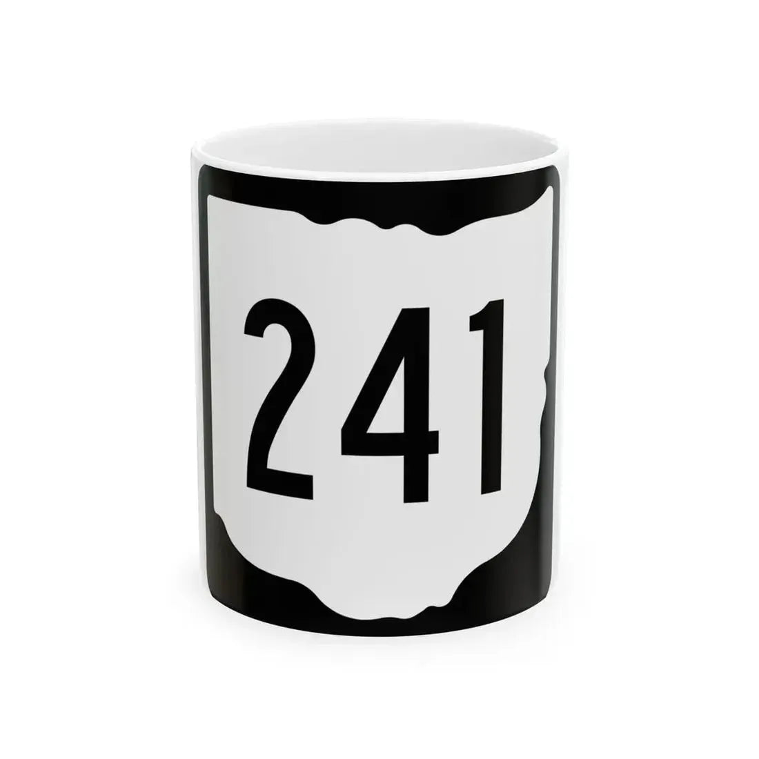 OH-241 1967 (Ohio) (Road Sign) White Coffee Mug 11oz - Go Mug Yourself