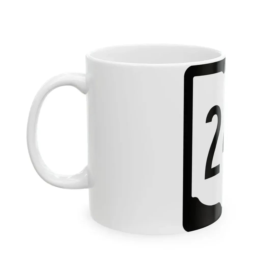OH-242 1967 (Ohio) (Road Sign) White Coffee Mug - Go Mug Yourself