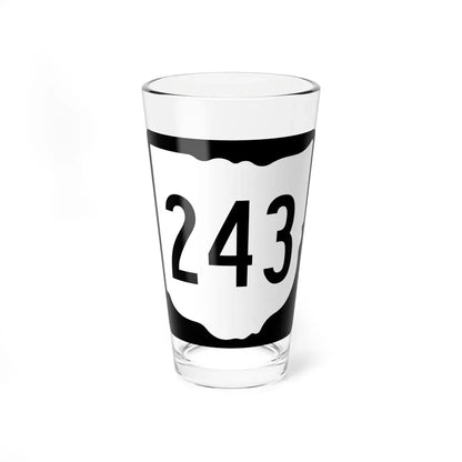 OH-243 1967 (Ohio) (Road Sign) Pint Glass 16oz 16oz - Go Mug Yourself