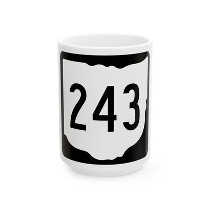 OH-243 1967 (Ohio) (Road Sign) White Coffee Mug 15oz - Go Mug Yourself
