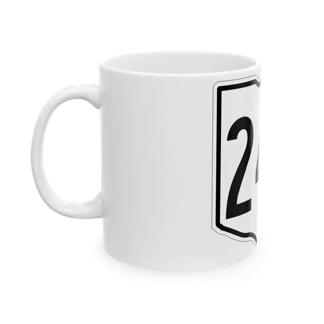 OH-244 1960 (Ohio) (Road Sign) White Coffee Mug - Go Mug Yourself