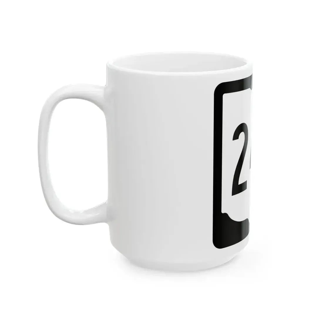 OH-244 1967 (Ohio) (Road Sign) White Coffee Mug - Go Mug Yourself