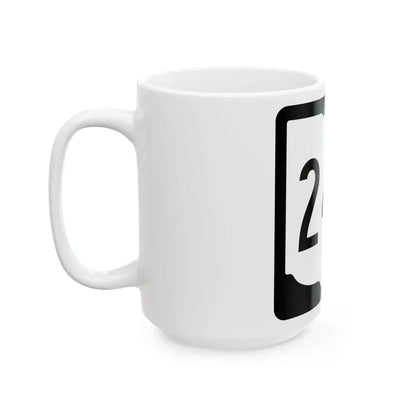 OH-244 1967 (Ohio) (Road Sign) White Coffee Mug - Go Mug Yourself