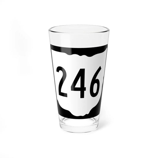 OH-246 1967 (Ohio) (Road Sign) Pint Glss 16oz 16oz - Go Mug Yourself