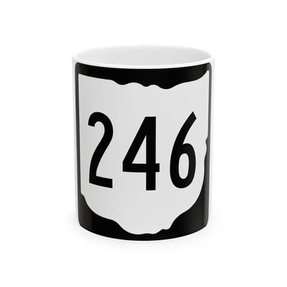OH-246 1967 (Ohio) (Road Sign) White Coffee Mug 11oz - Go Mug Yourself