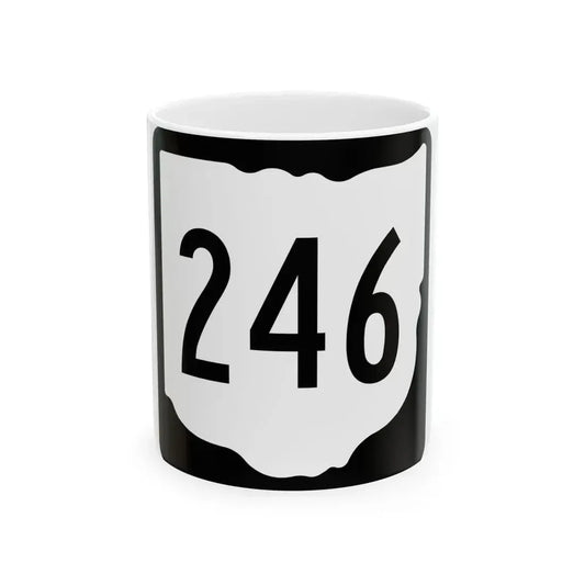 OH-246 1967 (Ohio) (Road Sign) White Coffee Mug 11oz - Go Mug Yourself