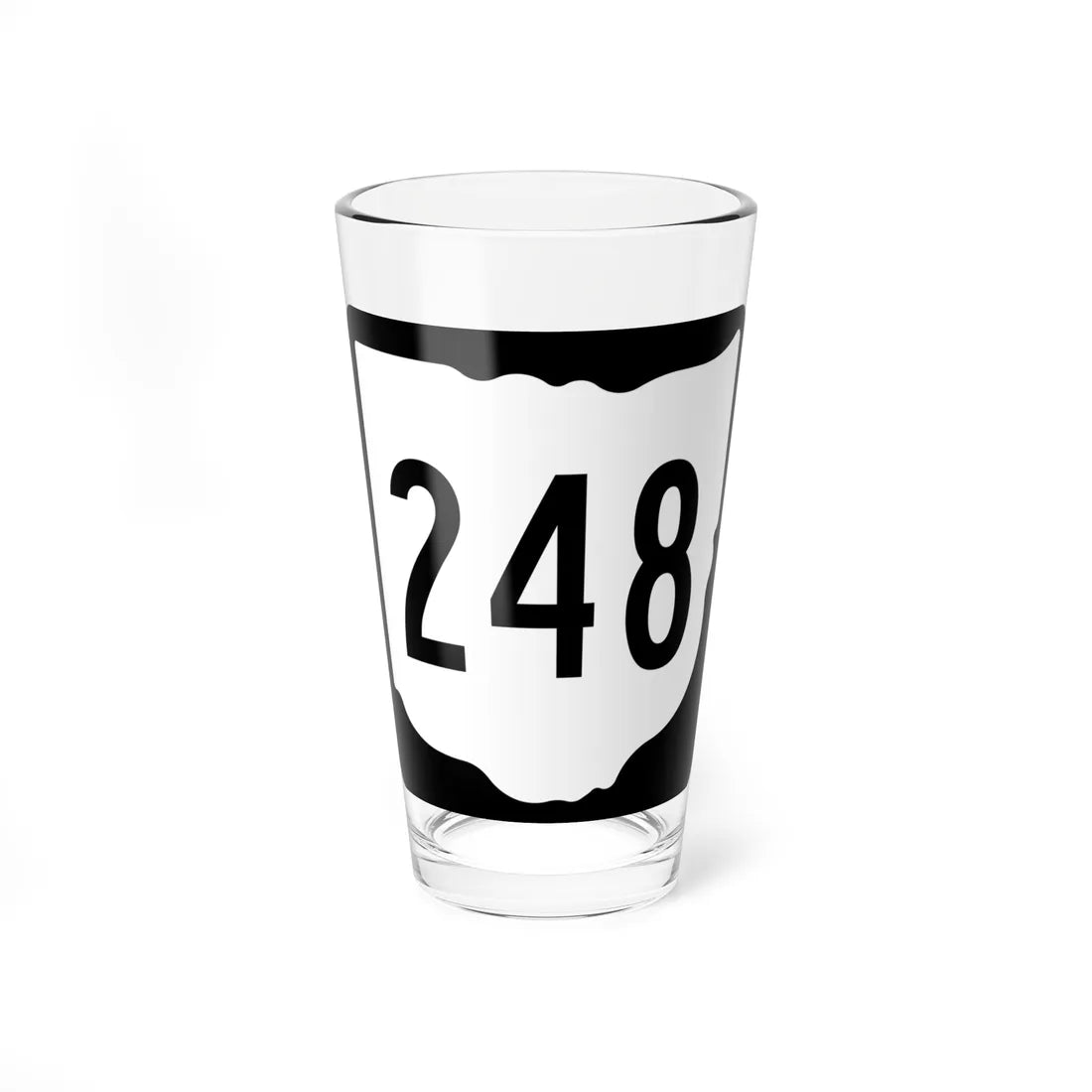 OH-248 1967 (Ohio) (Road Sign) Pint Glss 16oz 16oz - Go Mug Yourself