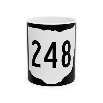 OH-248 1967 (Ohio) (Road Sign) White Coffee Mug 11oz - Go Mug Yourself