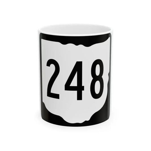OH-248 1967 (Ohio) (Road Sign) White Coffee Mug 11oz - Go Mug Yourself