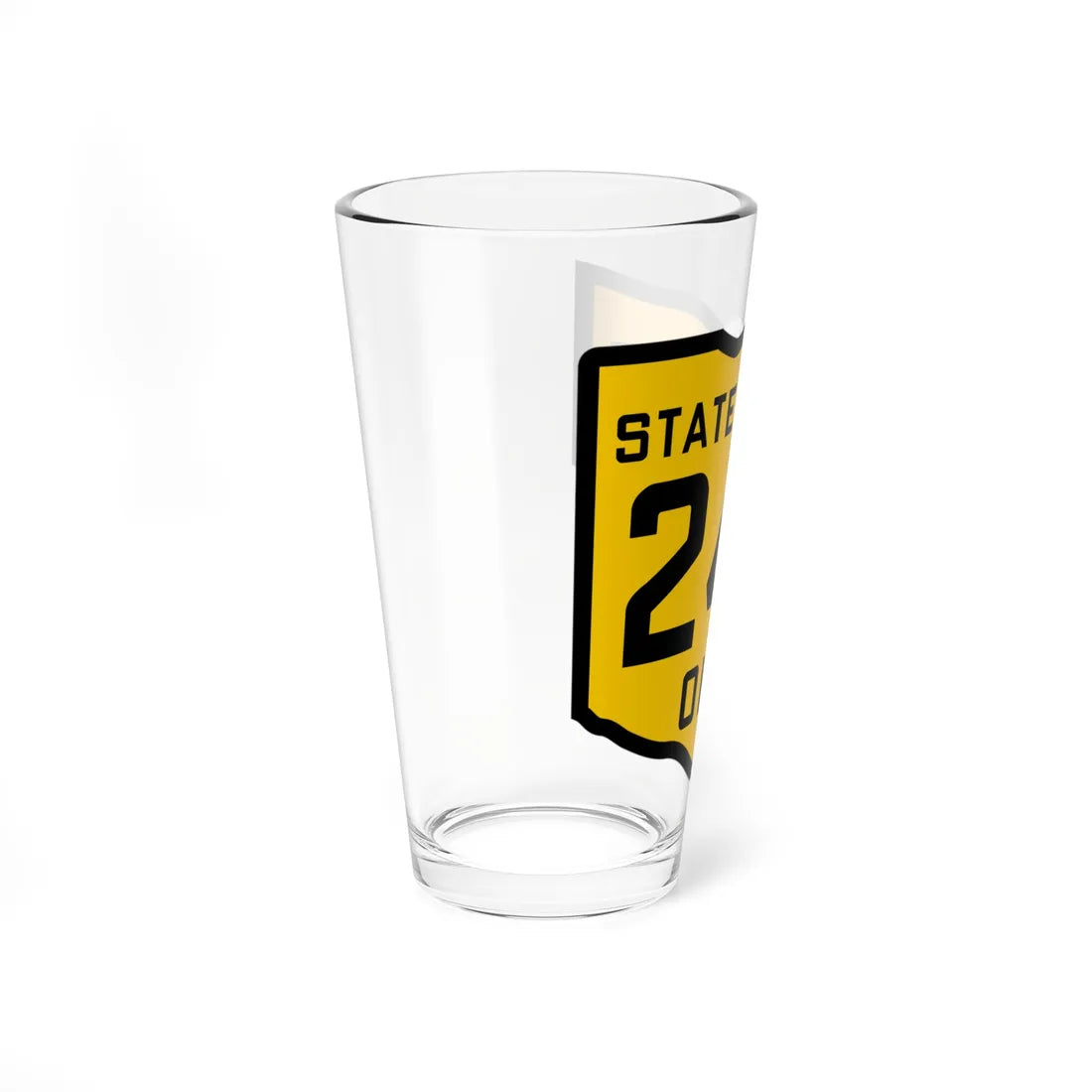 OH-249 1920 (Ohio) (Road Sign) Pint Glss 16oz - Go Mug Yourself