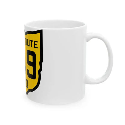 OH-249 1920 (Ohio) (Road Sign) White Coffee Mug - Go Mug Yourself