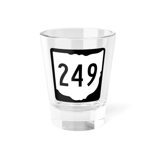 OH-249 1967 (Ohio) (Road Sign) Shot Glass 1.5oz 1.5oz - Go Mug Yourself