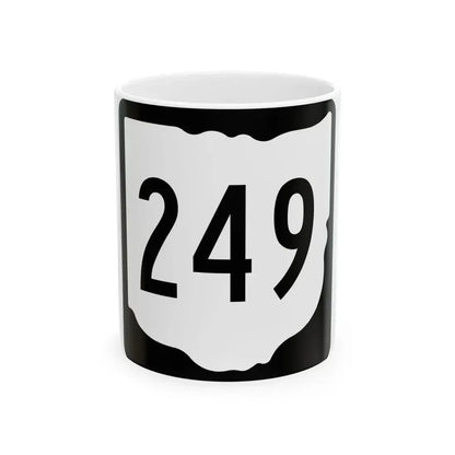 OH-249 1967 (Ohio) (Road Sign) White Coffee Mug 11oz - Go Mug Yourself