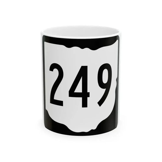 OH-249 1967 (Ohio) (Road Sign) White Coffee Mug 11oz - Go Mug Yourself