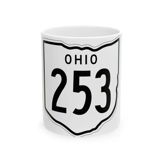 OH-253 1948 (Ohio) (Road Sign) White Coffee Mug 11oz - Go Mug Yourself