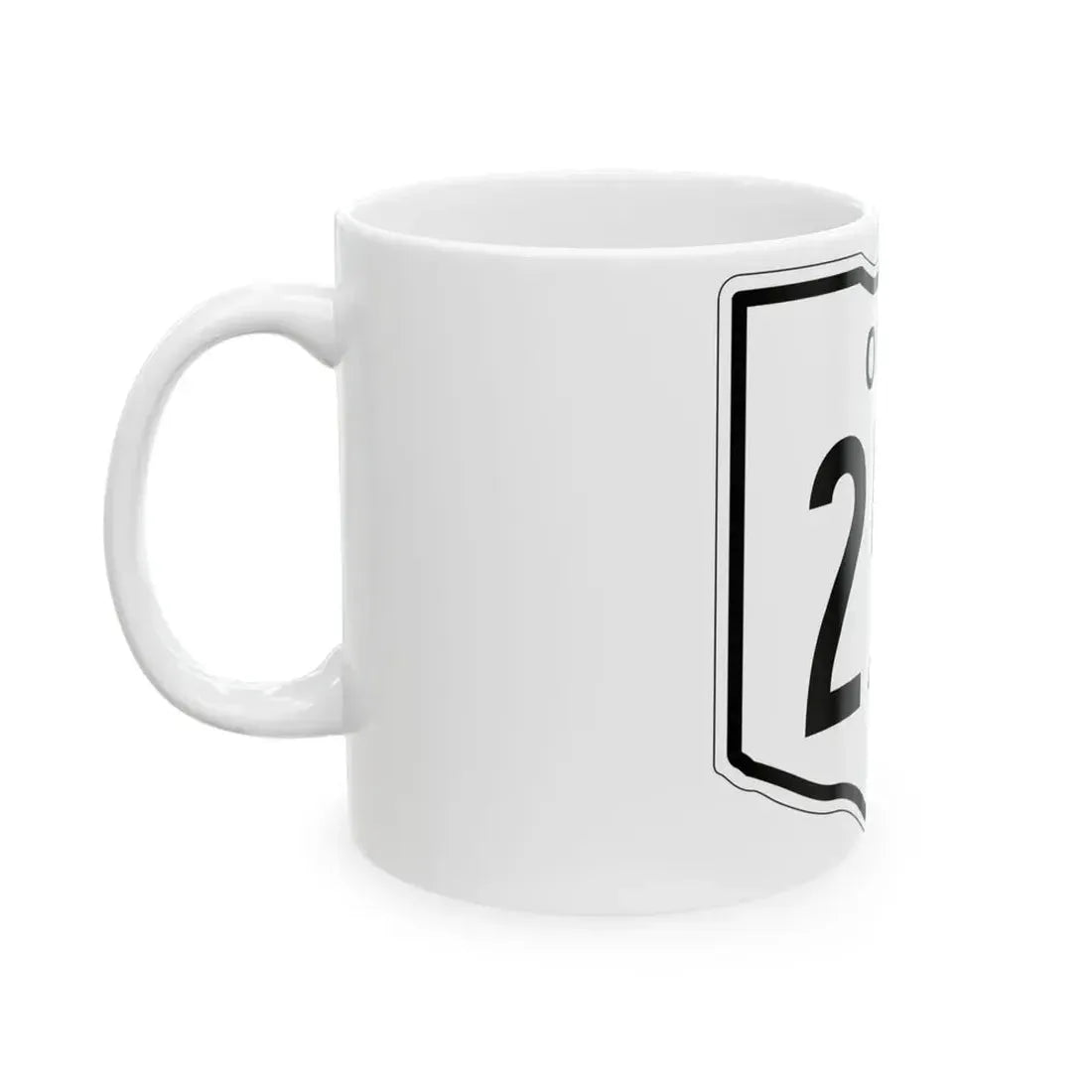OH-253 1948 (Ohio) (Road Sign) White Coffee Mug - Go Mug Yourself