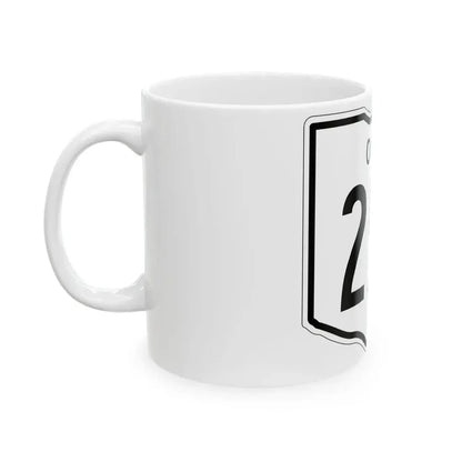 OH-253 1948 (Ohio) (Road Sign) White Coffee Mug - Go Mug Yourself