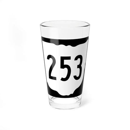 OH-253 1967 (Ohio) (Road Sign) Pint Glass 16oz 16oz - Go Mug Yourself