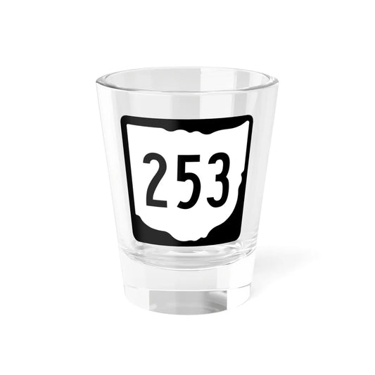 OH-253 1967 (Ohio) (Road Sign) Shot Glass 1.5oz 1.5oz - Go Mug Yourself