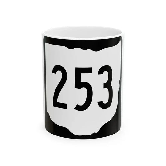 OH-253 1967 (Ohio) (Road Sign) White Coffee Mug 11oz - Go Mug Yourself