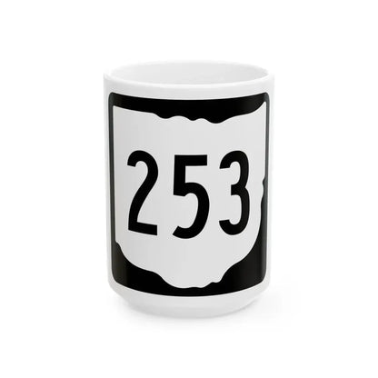 OH-253 1967 (Ohio) (Road Sign) White Coffee Mug 15oz - Go Mug Yourself