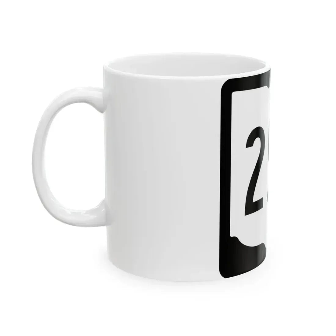 OH-254 1967 (Ohio) (Road Sign) White Coffee Mug - Go Mug Yourself