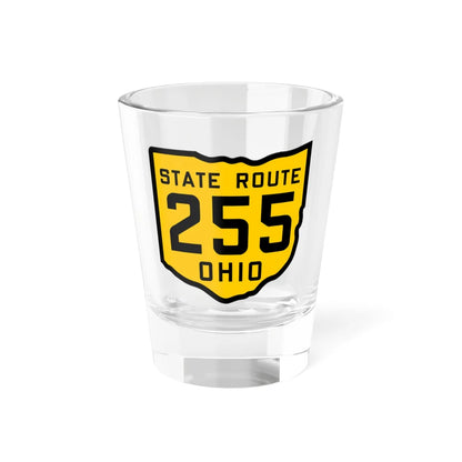OH-255 1920 (Ohio) (Road Sign) Shot Glass 1.5oz 1.5oz - Go Mug Yourself