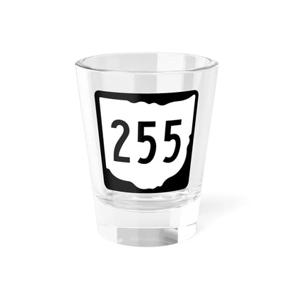 OH-255 1967 (Ohio) (Road Sign) Shot Glass 1.5oz 1.5oz - Go Mug Yourself