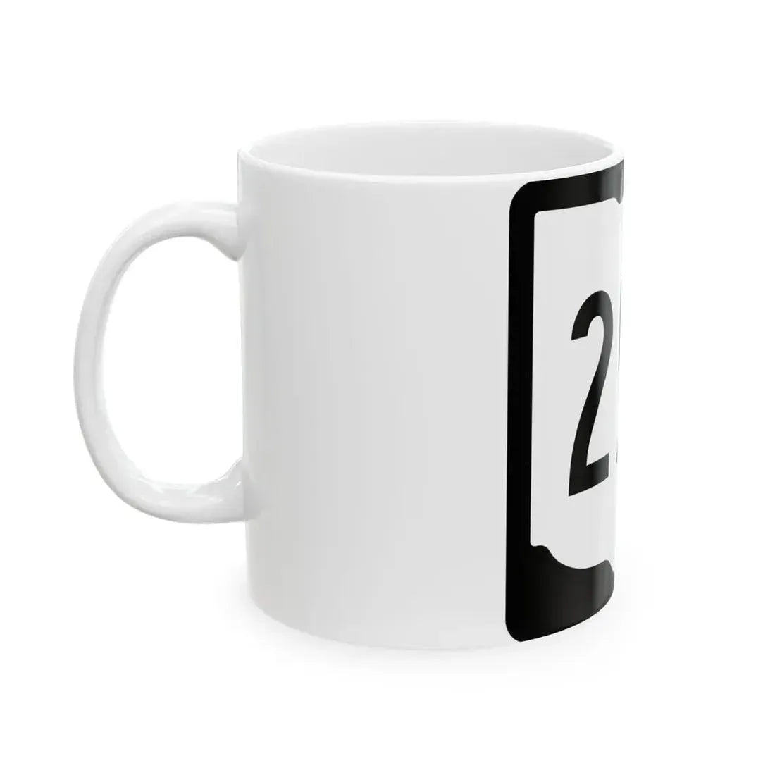 OH-255 1967 (Ohio) (Road Sign) White Coffee Mug - Go Mug Yourself