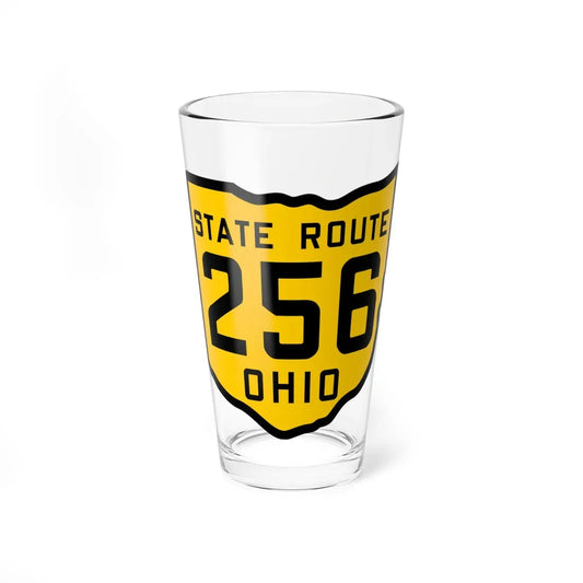 OH-256 1920 (Ohio) (Road Sign) Pint Glass 16oz 16oz - Go Mug Yourself