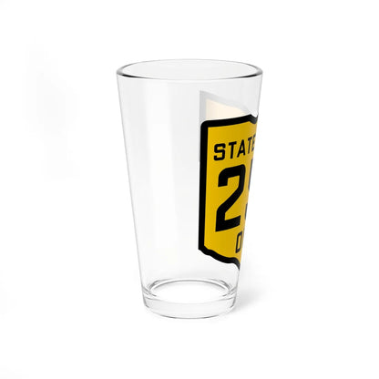 OH-256 1920 (Ohio) (Road Sign) Pint Glss 16oz - Go Mug Yourself