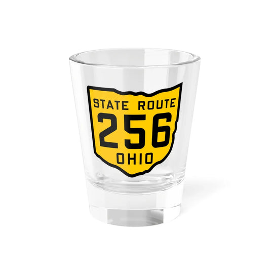 OH-256 1920 (Ohio) (Road Sign) Shot Glass 1.5oz 1.5oz - Go Mug Yourself