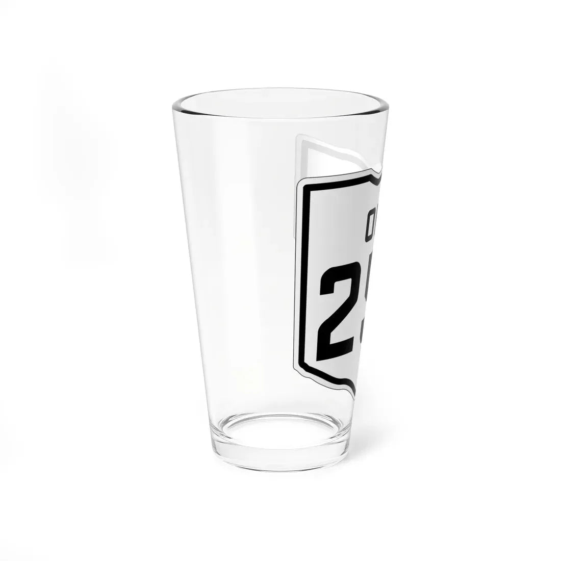 OH-256 1927 (Ohio) (Road Sign) Pint Glass 16oz - Go Mug Yourself