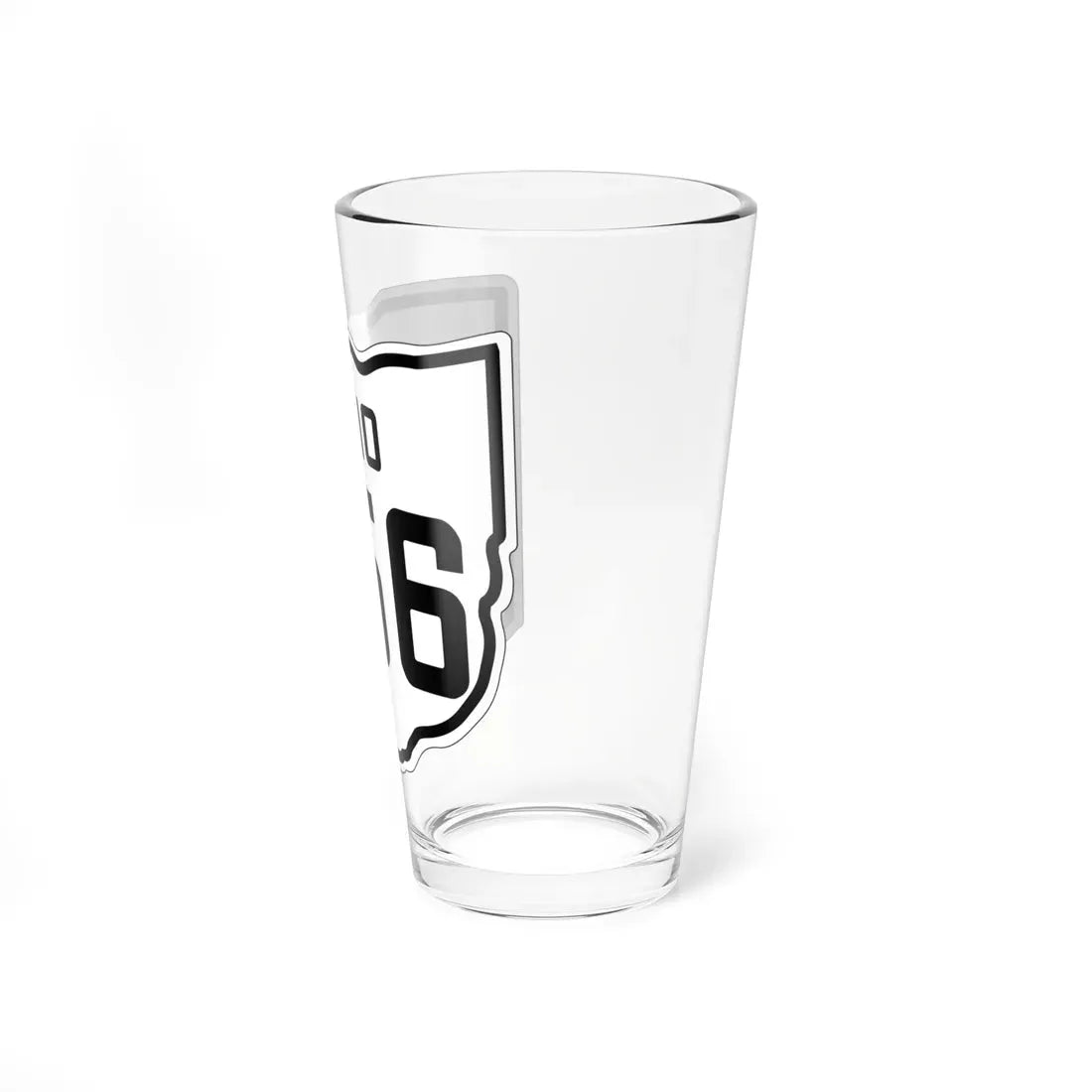 OH-256 1927 (Ohio) (Road Sign) Pint Glass 16oz - Go Mug Yourself