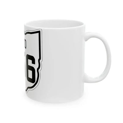 OH-256 1927 (Ohio) (Road Sign) White Coffee Mug - Go Mug Yourself