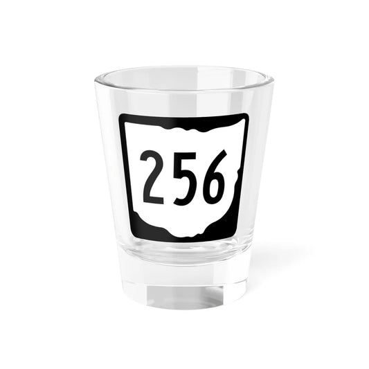 OH-256 1967 (Ohio) (Road Sign) Shot Glass 1.5oz 1.5oz - Go Mug Yourself