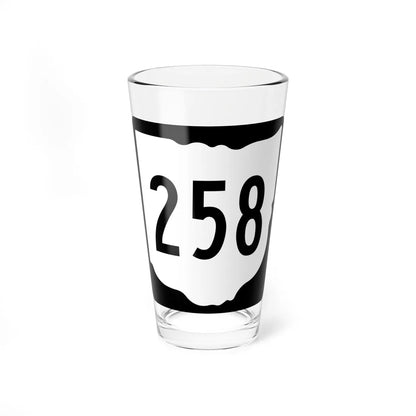 OH-258 1967 (Ohio) (Road Sign) Pint Glss 16oz 16oz - Go Mug Yourself