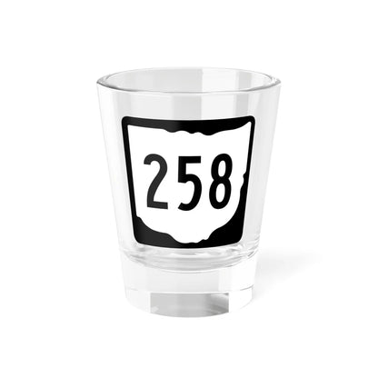 OH-258 1967 (Ohio) (Road Sign) Shot Glass 1.5oz 1.5oz - Go Mug Yourself