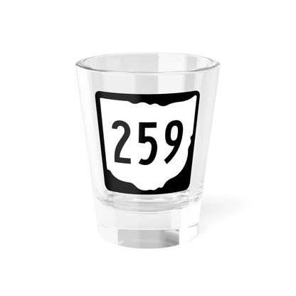 OH-259 1967 (Ohio) (Road Sign) Shot Glass 1.5oz 1.5oz - Go Mug Yourself