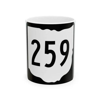 OH-259 1967 (Ohio) (Road Sign) White Coffee Mug 11oz - Go Mug Yourself
