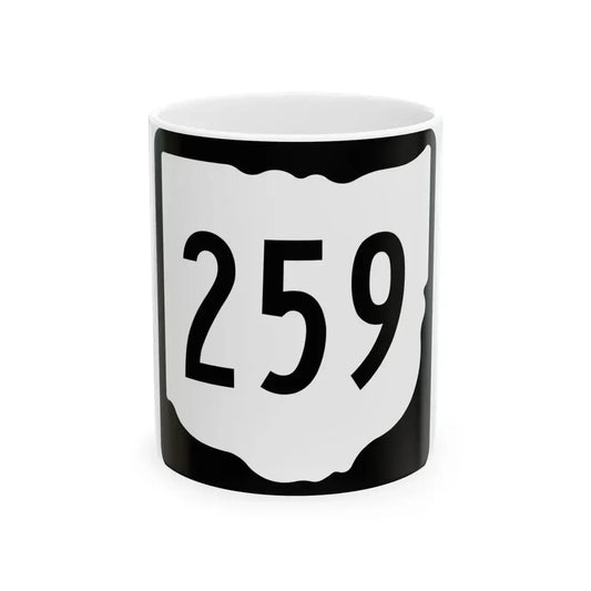 OH-259 1967 (Ohio) (Road Sign) White Coffee Mug 11oz - Go Mug Yourself