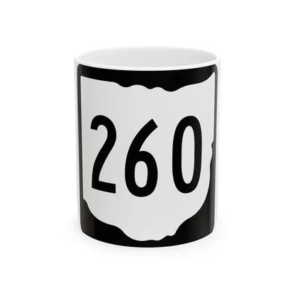OH-260 1967 (Ohio) (Road Sign) White Coffee Mug 11oz - Go Mug Yourself