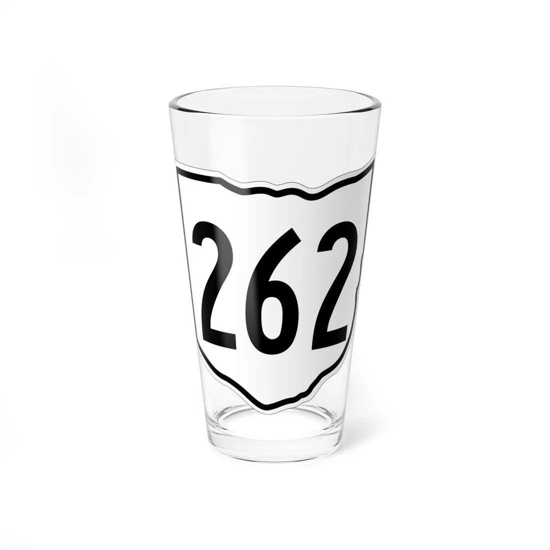 OH-262 1960 (Ohio) (Road Sign) Pint Glss 16oz 16oz - Go Mug Yourself