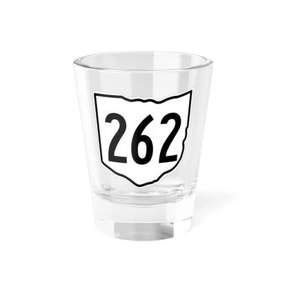 OH-262 1960 (Ohio) (Road Sign) Shot Glass 1.5oz 1.5oz - Go Mug Yourself