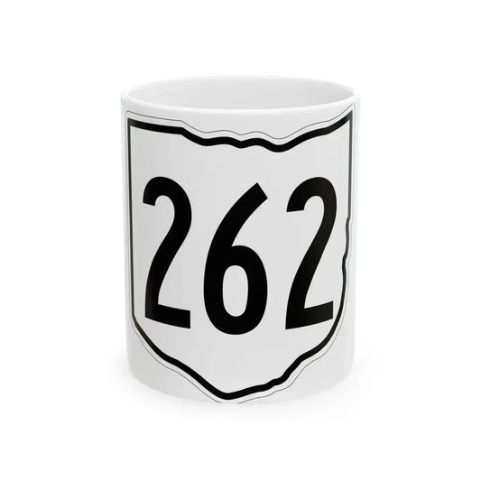 OH-262 1960 (Ohio) (Road Sign) White Coffee Mug 11oz - Go Mug Yourself
