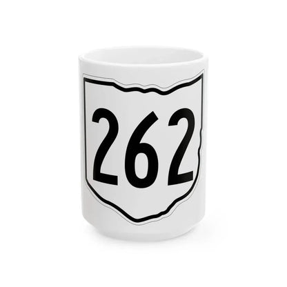 OH-262 1960 (Ohio) (Road Sign) White Coffee Mug 15oz - Go Mug Yourself