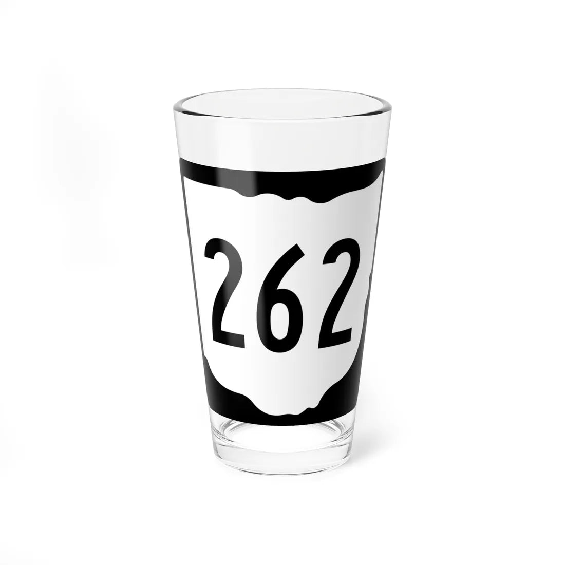 OH-262 1967 (Ohio) (Road Sign) Pint Glss 16oz 16oz - Go Mug Yourself